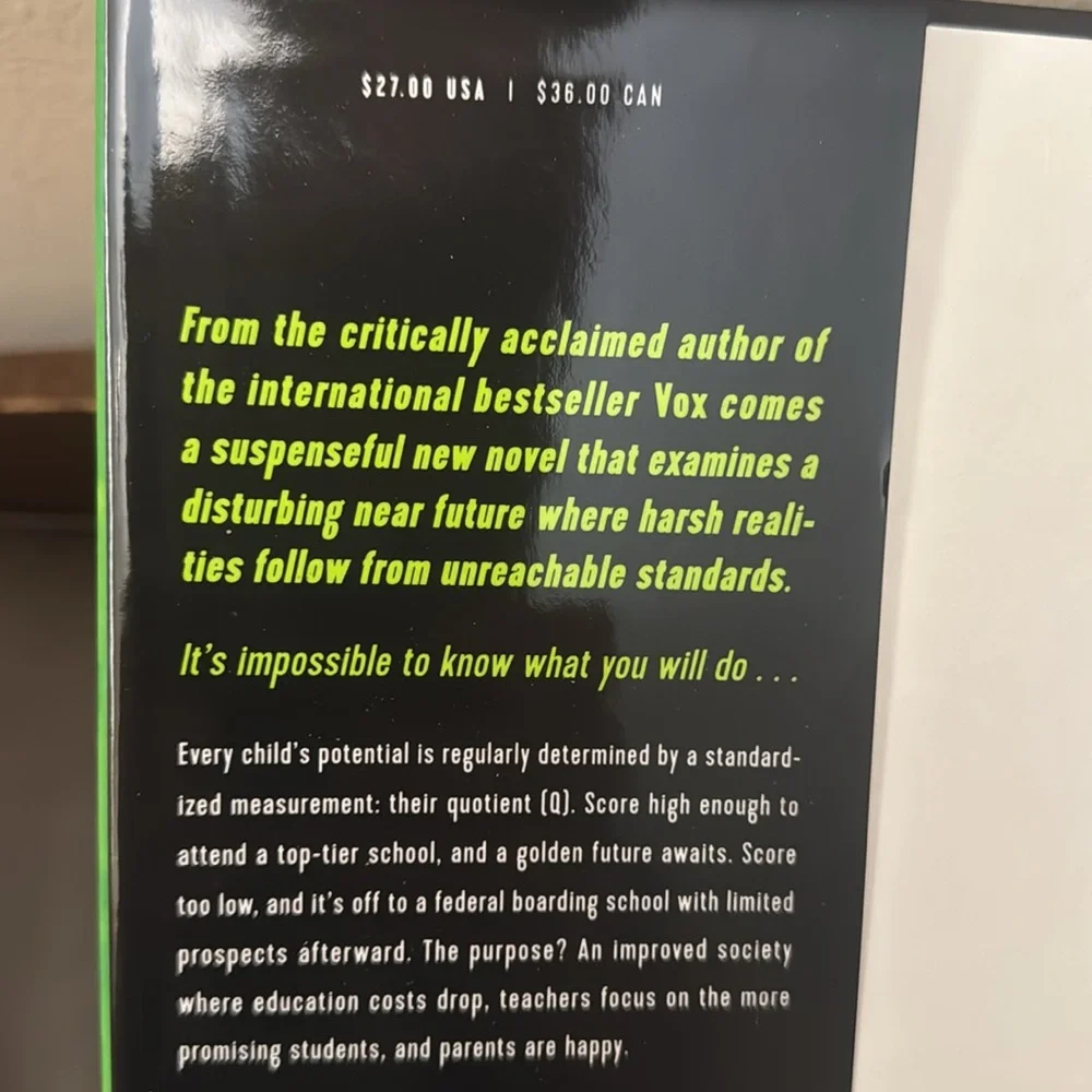 “Master Class” Hardcover Novel by Author Christina Dalcher